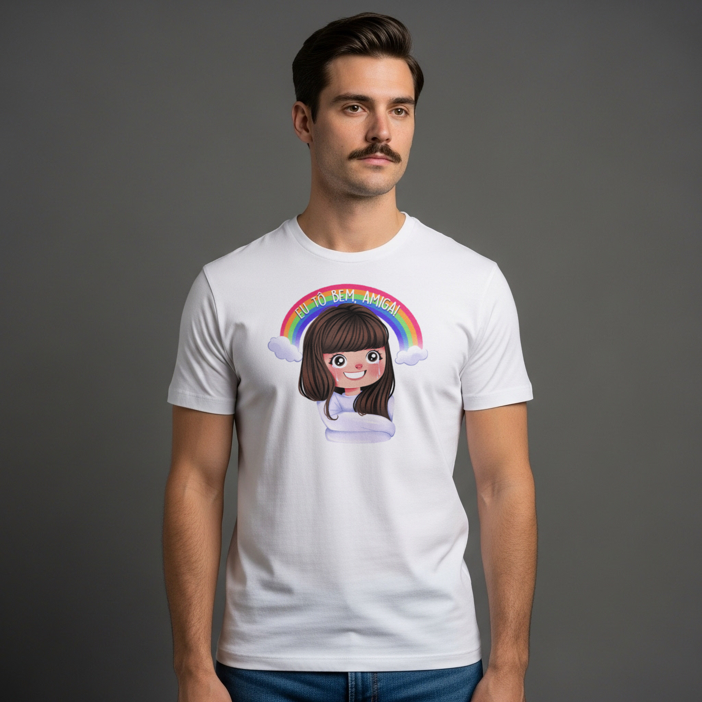 Camiseta "Eu Tô Bem, Amiga!"
