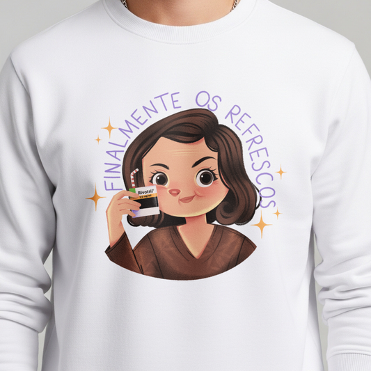 Moletom Fechado "Finalmente os Refrescos"