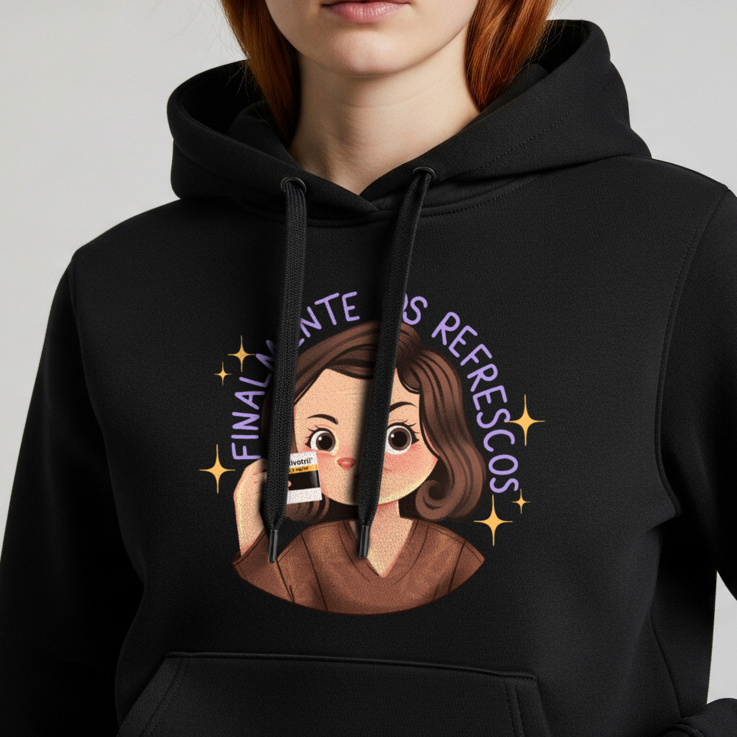 Moletom Canguru "Finalmente os Refrescos"