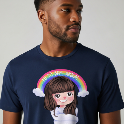 Camiseta "Eu Tô Bem, Amiga!"