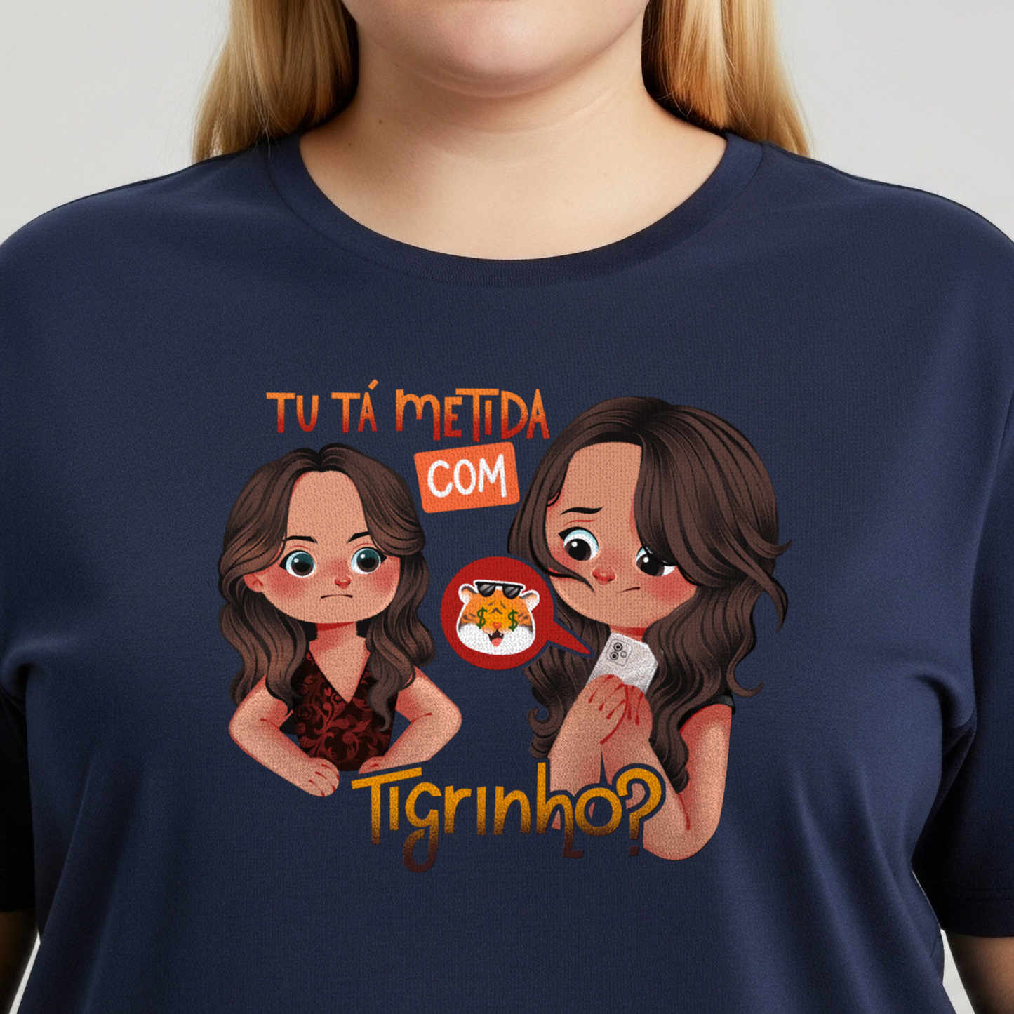 Camiseta Plus Size "Tigrinho"