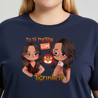 Camiseta Plus Size "Tigrinho"