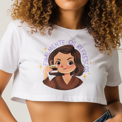 Cropped "Finalmente os Refrescos"