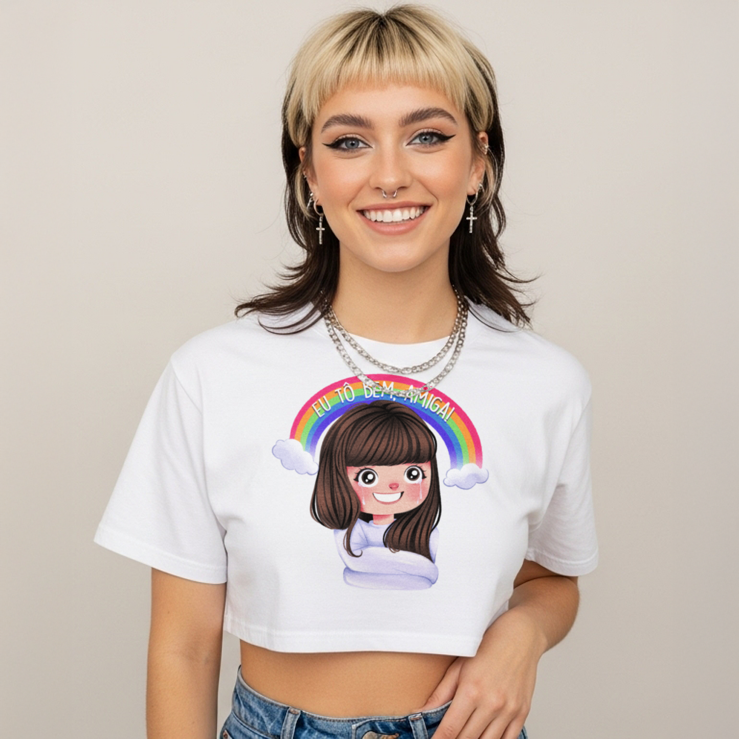 Cropped "Eu Tô Bem, Amiga!"