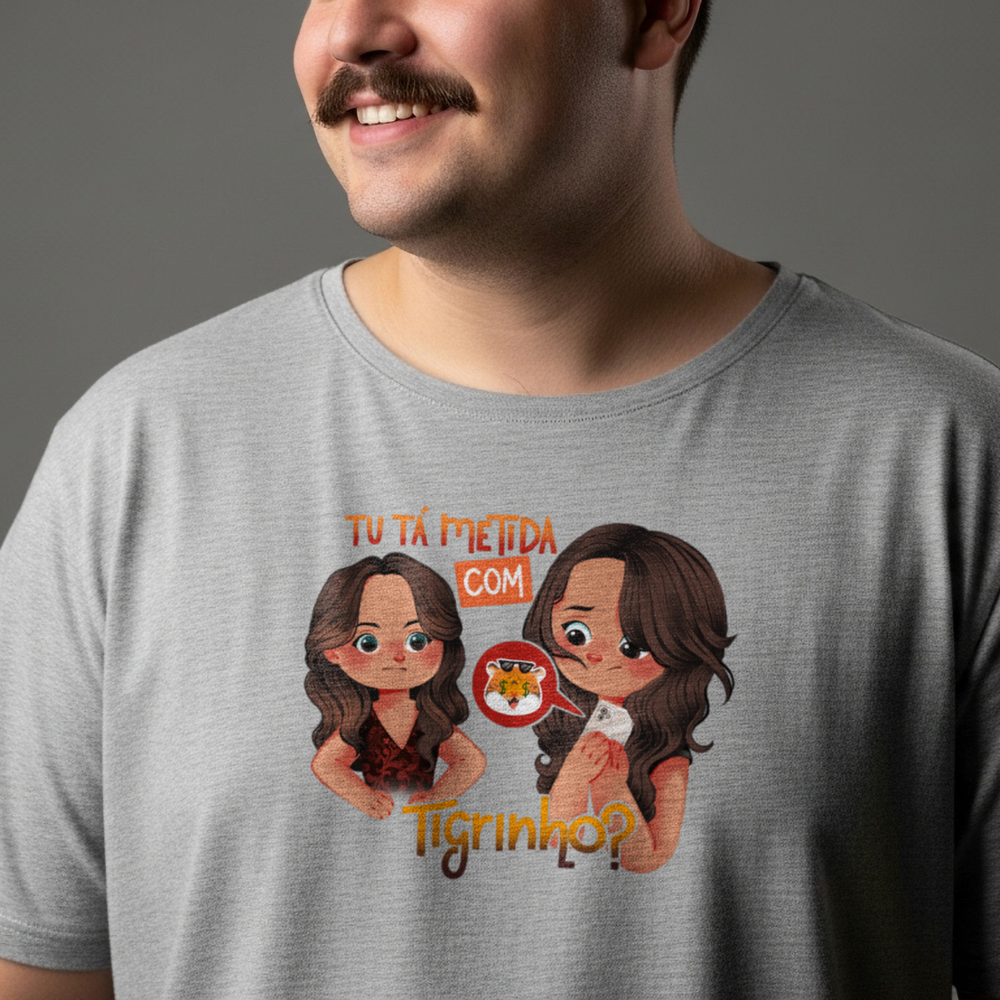 Camiseta Plus Size "Tigrinho"