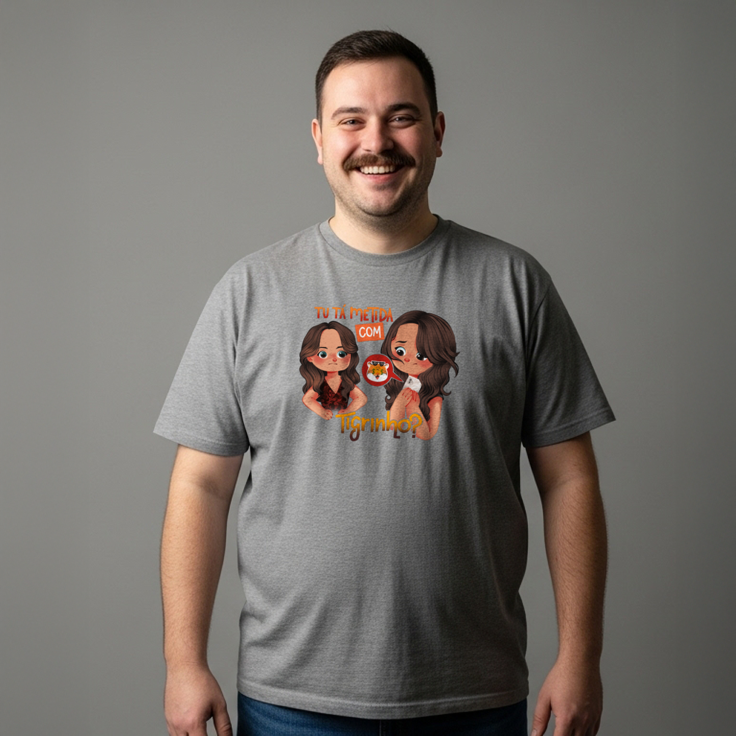 Camiseta Plus Size "Tigrinho"