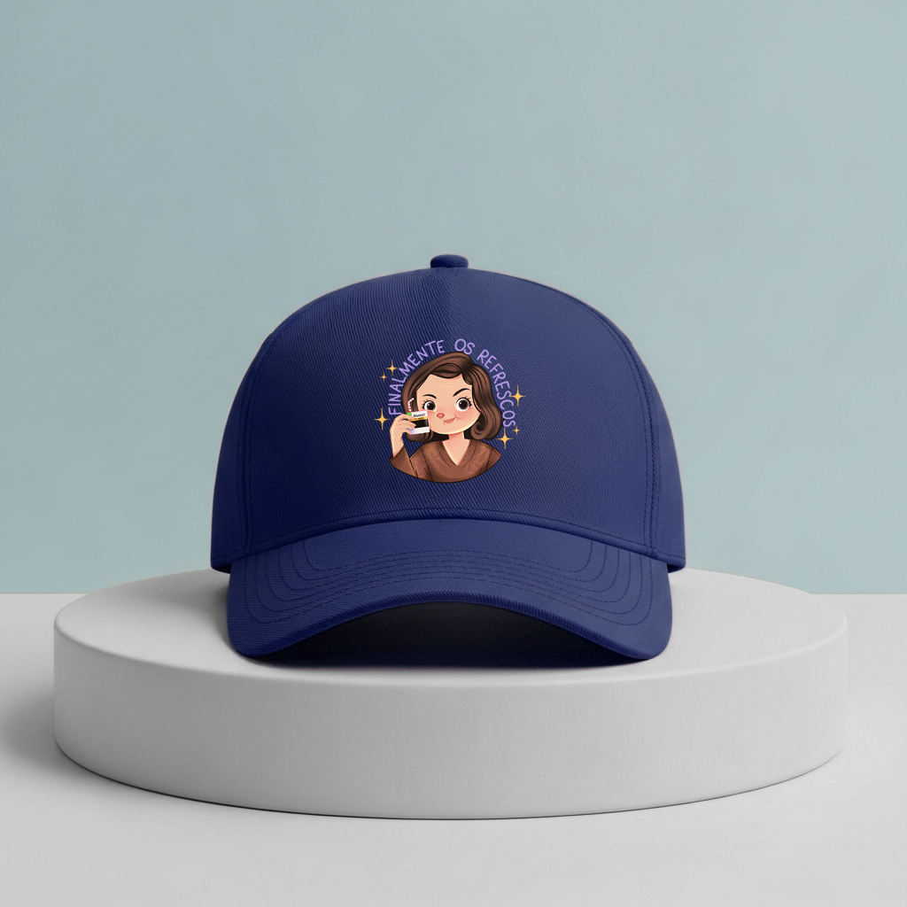 Boné "Finalmente os Refrescos"