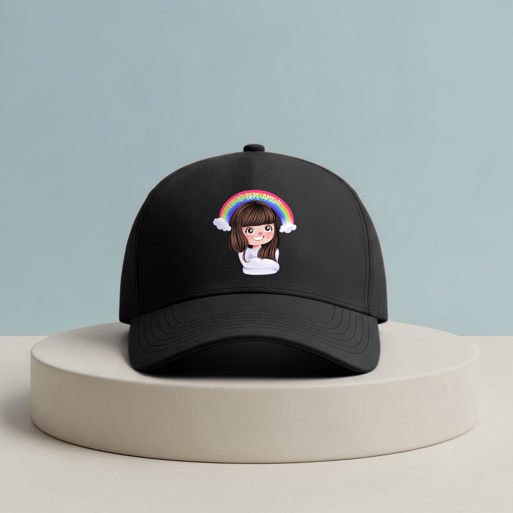 Boné "Eu Tô Bem, Amiga!"