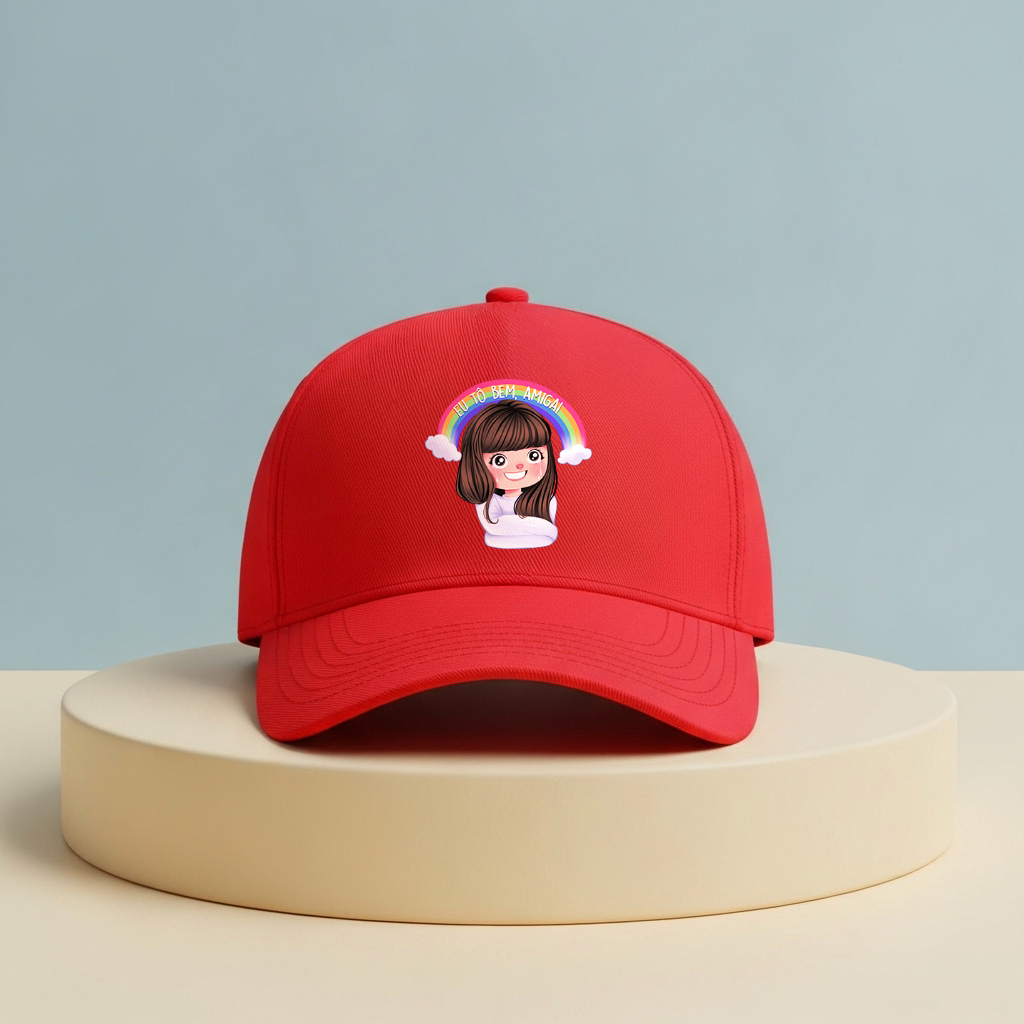 Boné "Eu Tô Bem, Amiga!"