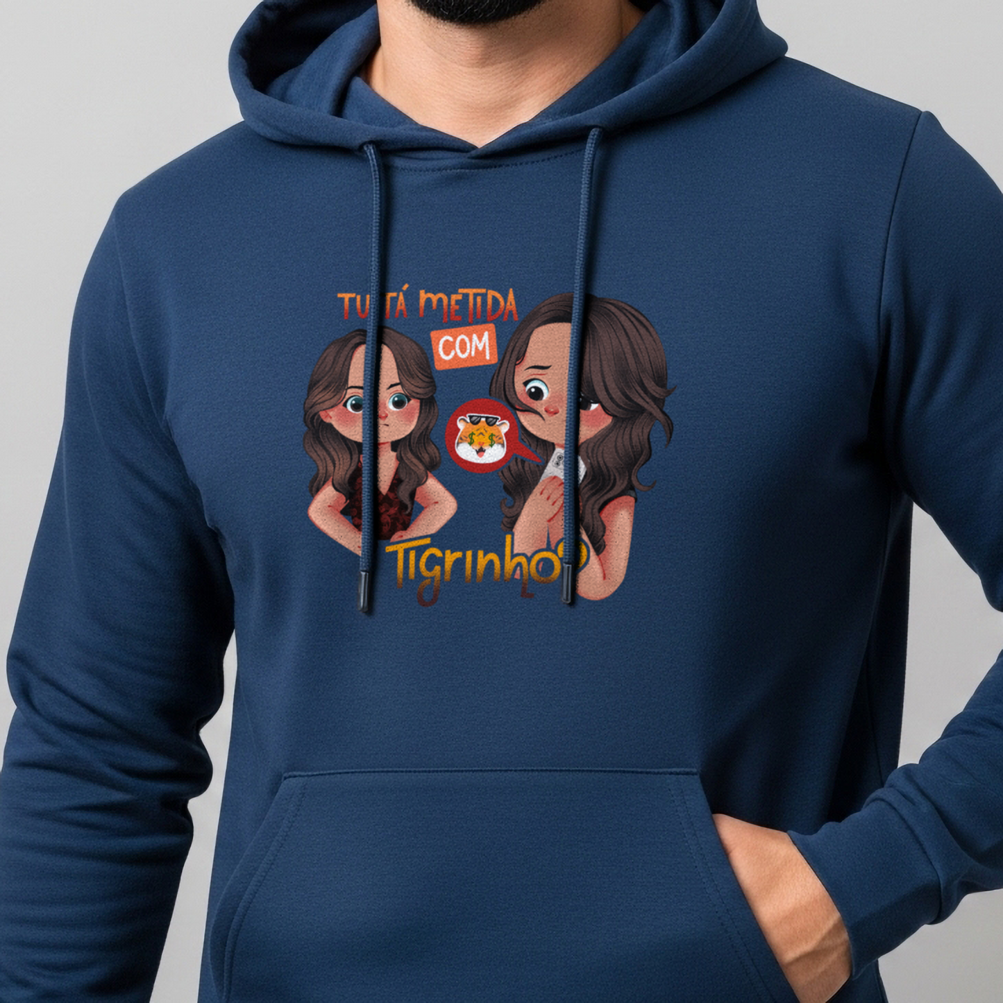 Moletom Canguru "Tigrinho"