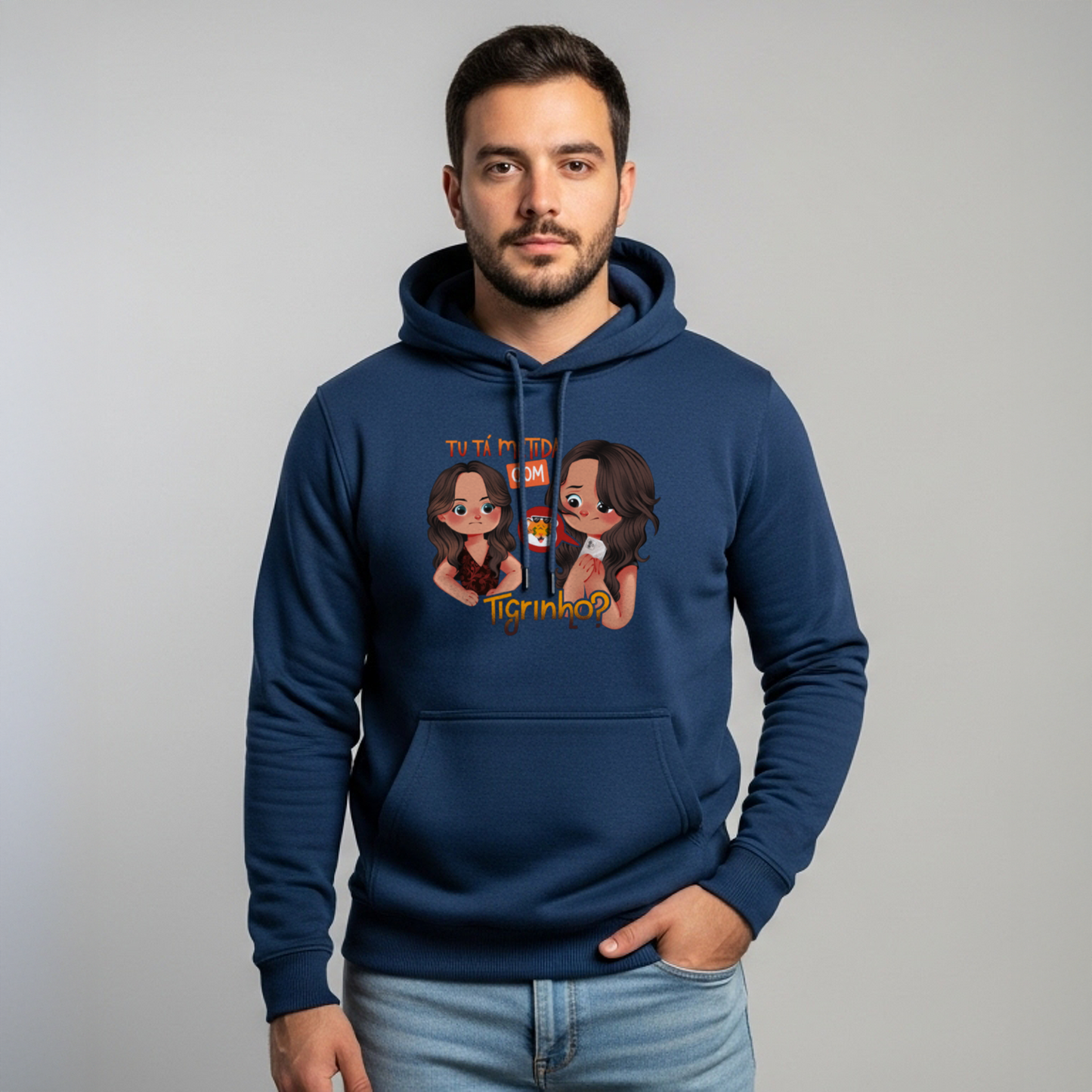 Moletom Canguru "Tigrinho"