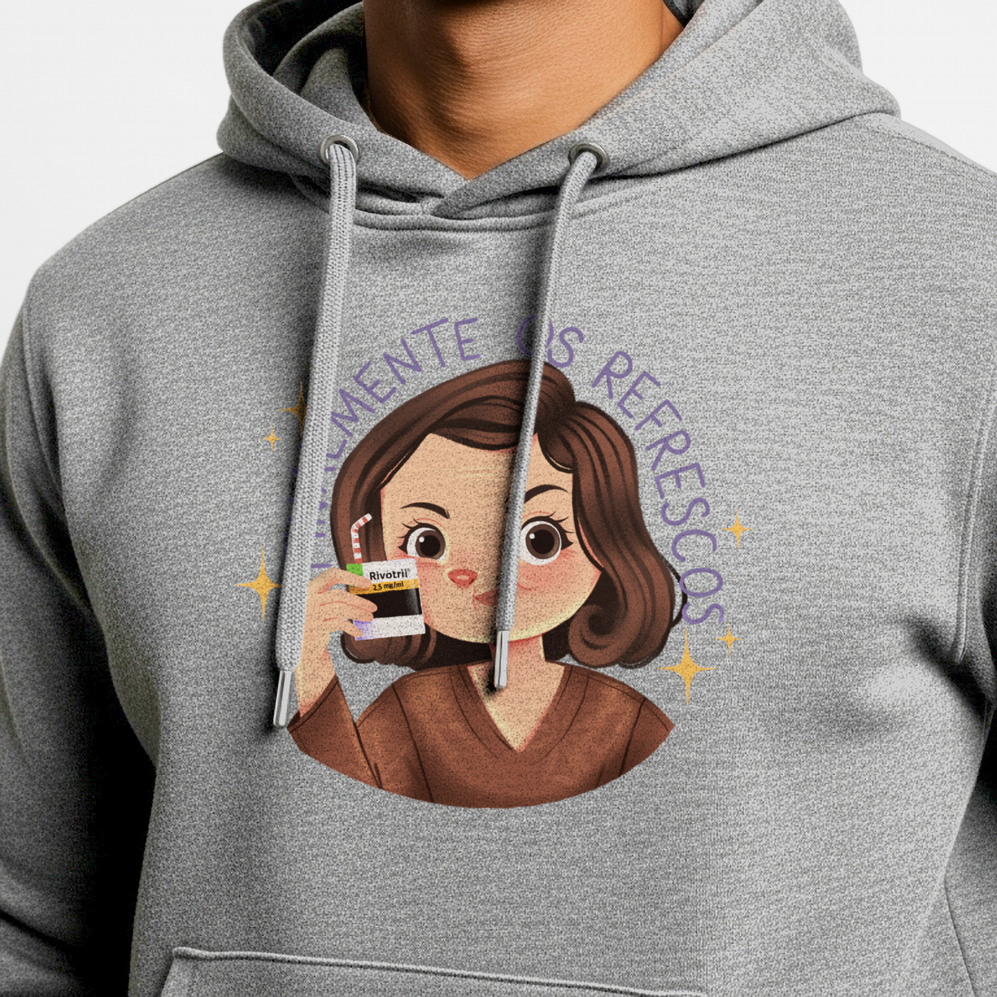 Moletom Canguru "Finalmente os Refrescos"