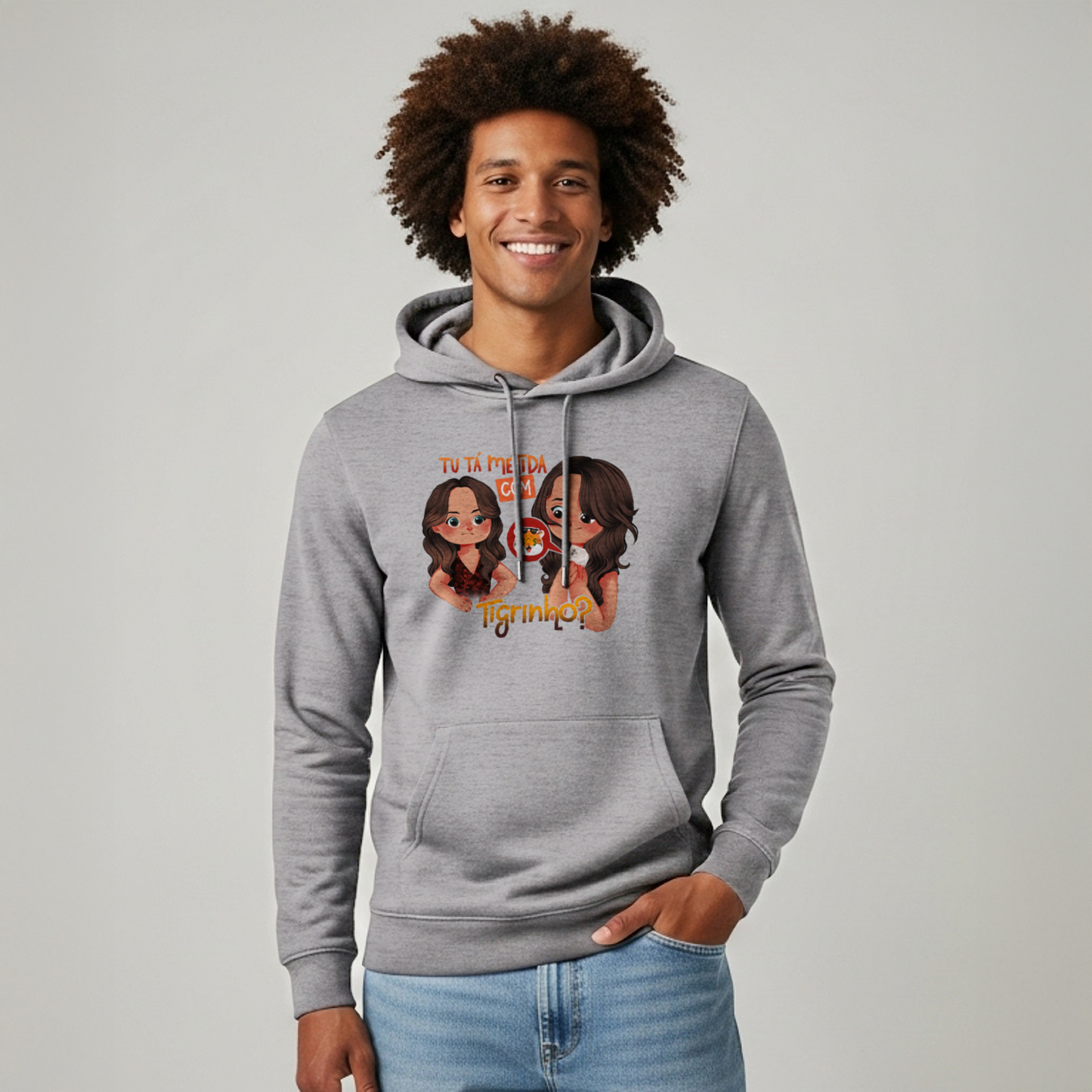 Moletom Canguru "Tigrinho"