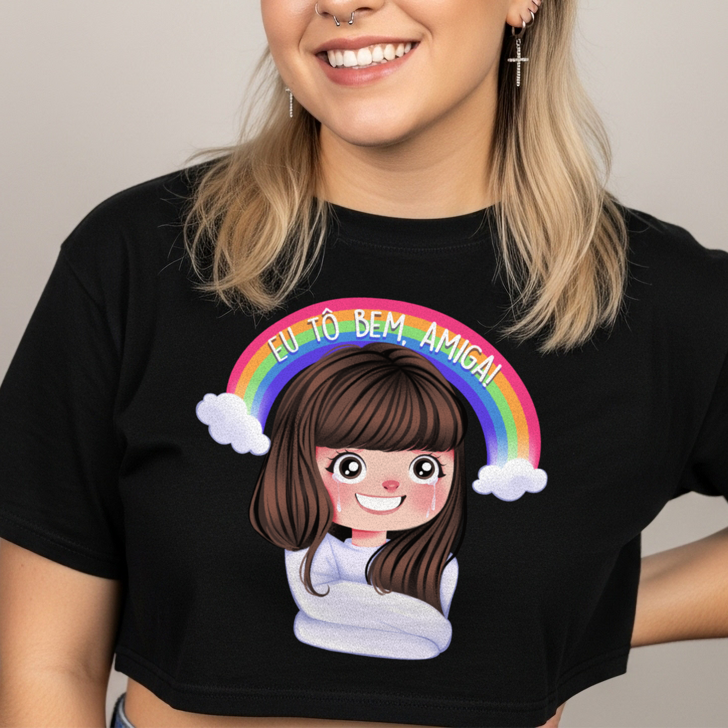 Cropped "Eu Tô Bem, Amiga!"