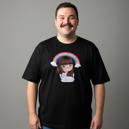 Camiseta Plus Size "Eu Tô Bem, Amiga!"
