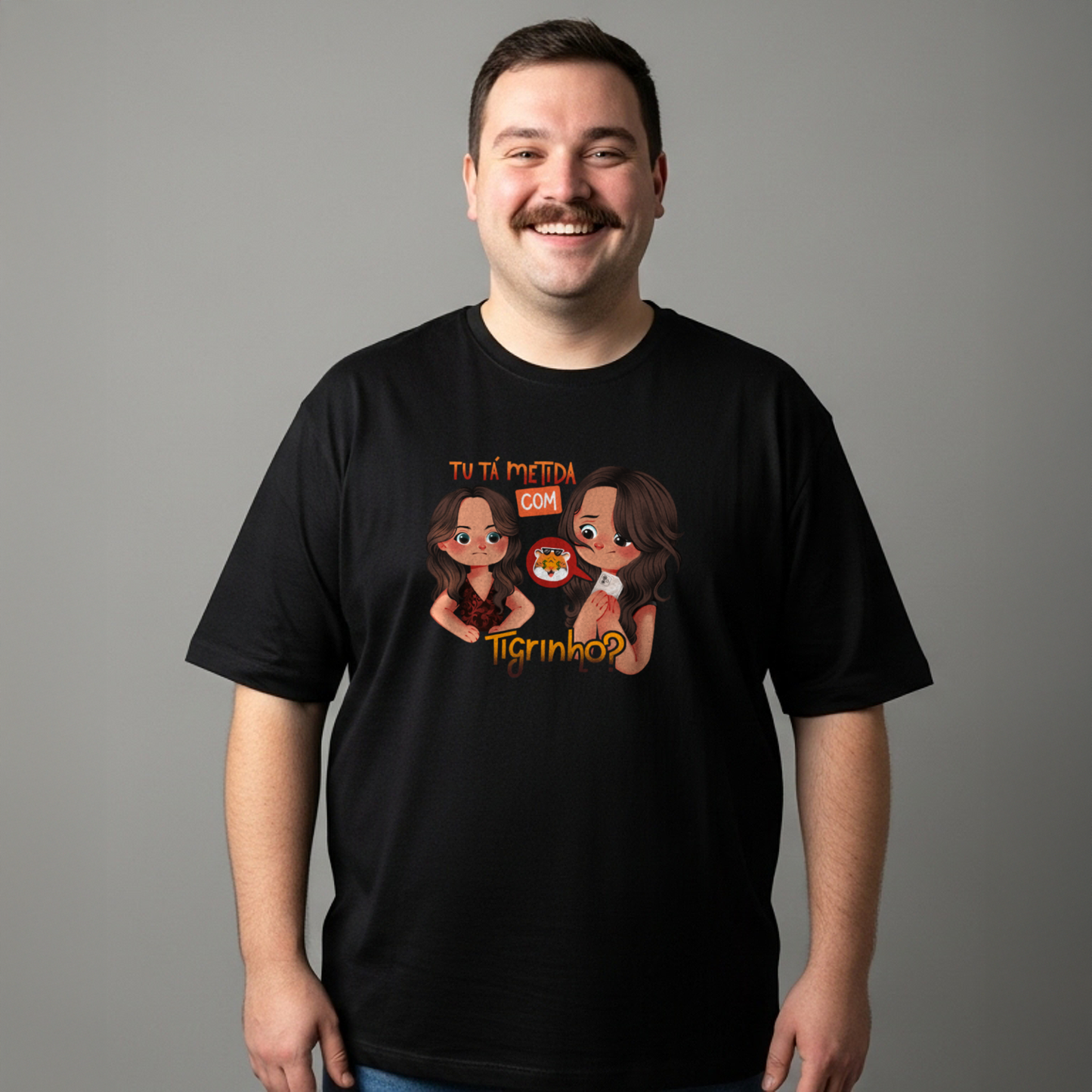 Camiseta Plus Size "Tigrinho"